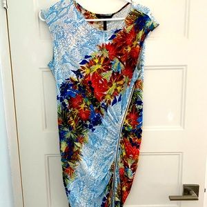 BCBG mid tropical length dress